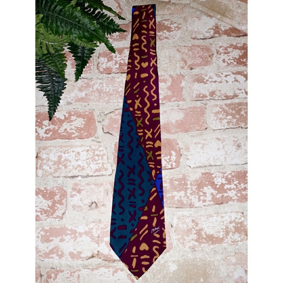 Neomax by Peter Max Silk Graphic Print Tie - Picture 3 of 15